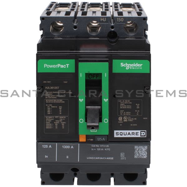 Square D HJL36125T Circuit Breaker Product Image