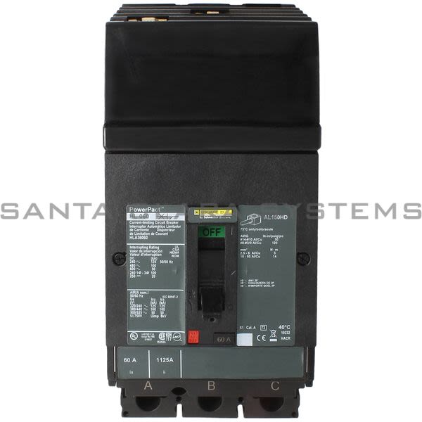 Square D HLA36060 Circuit Breaker Product Image