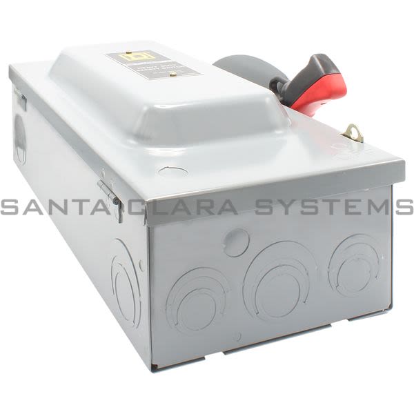 Square D HU362 Switch Not Fusible HD 600V 60A 3P NEMA1 Product Image