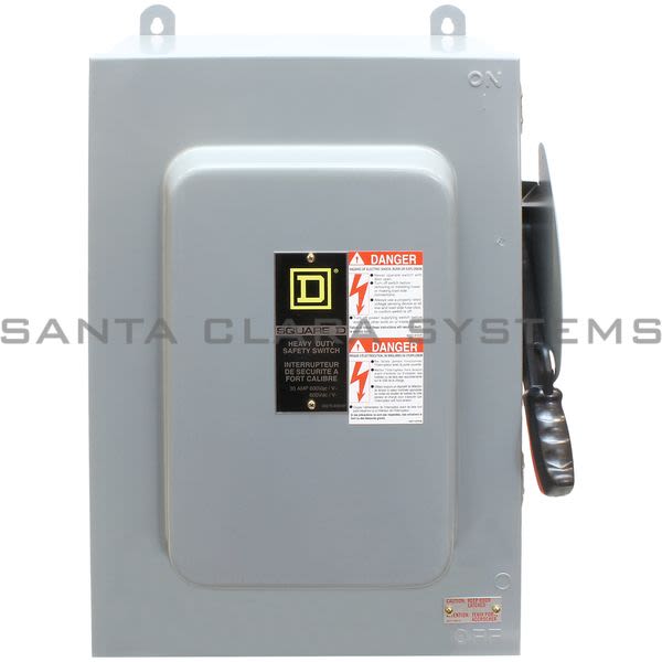 Square D HU461 Safety Switch Non-Fusible Product Image