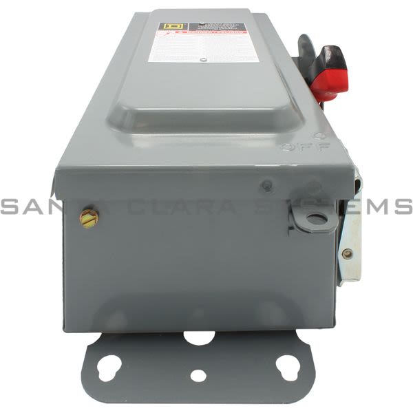 Square D HU361AWK Safety Switch, 30A, 3-Pole Non Fusible HU361AWK Product Image