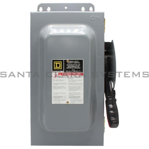 Square D HU362AWK Safety Switch HU361AWK Product Image