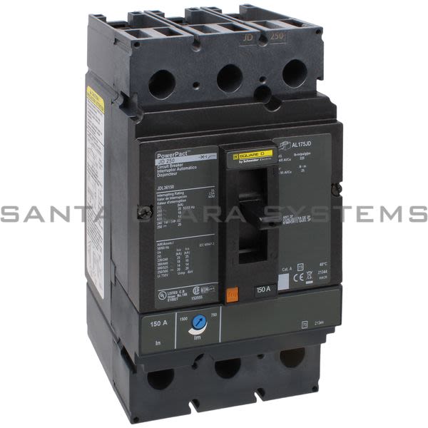 Square D JDL36150 Circuit Breaker Product Image