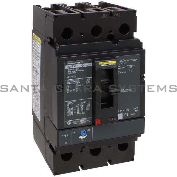 Square D JDL36175 Circuit Breaker Product Image