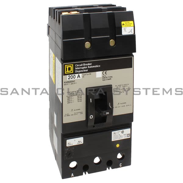 Square D KA26200AC Molded Case Circuit Breaker Product Image
