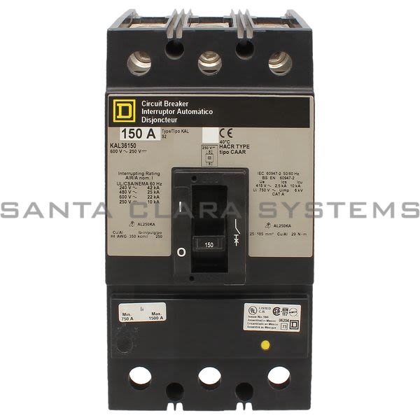 Square D KAL36150 Circuit Breaker Product Image