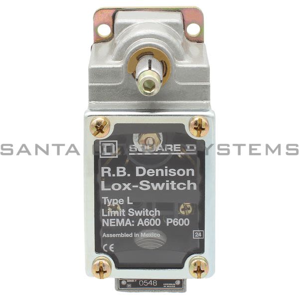Square D L100WS2PF3 Limit Switch Product Image