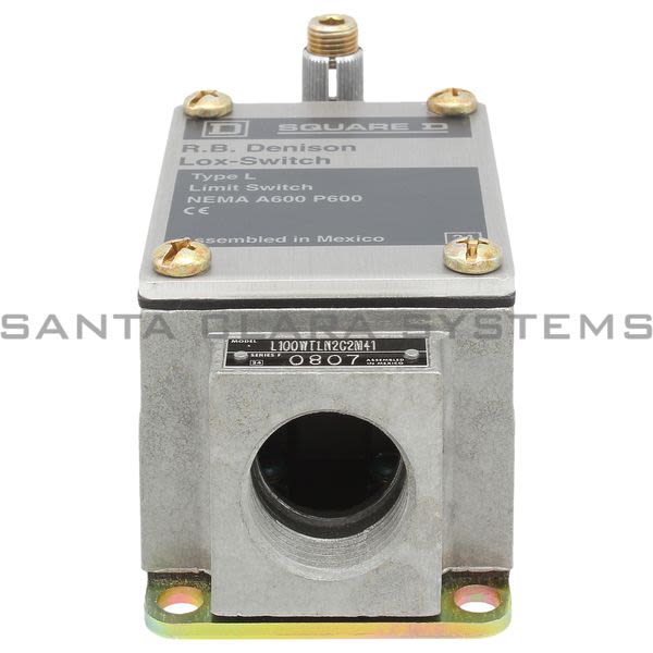 Square D L100WTLN2C2M41 Limit Switch Product Image