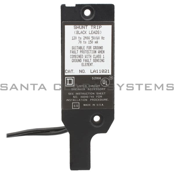 Square D LA11021 Circuit Breaker Shunt Trip Product Image