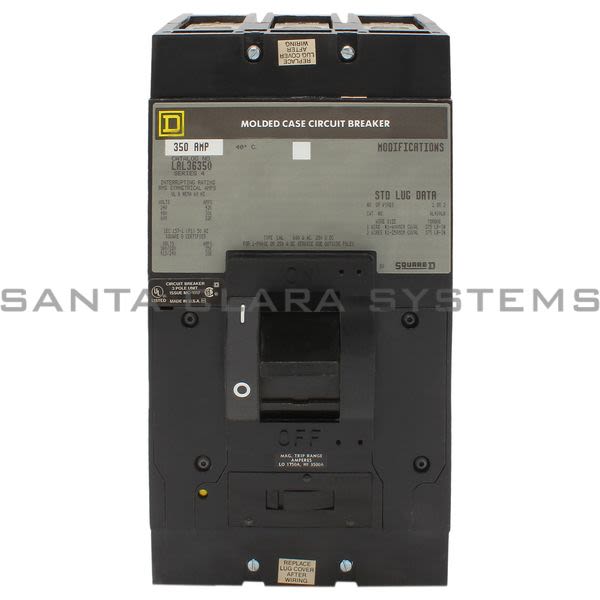 Square D LAL36350 Molded Case Circuit Breaker Product Image