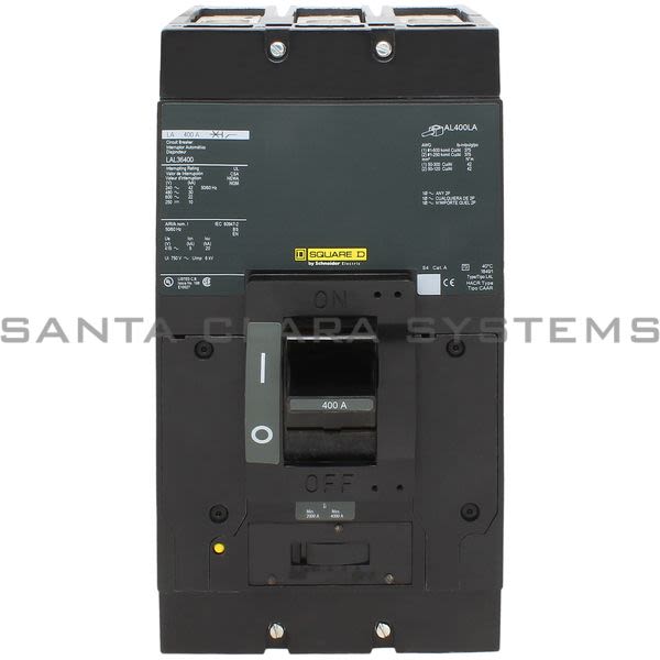 Square D LAL36400 Circuit Breaker Product Image
