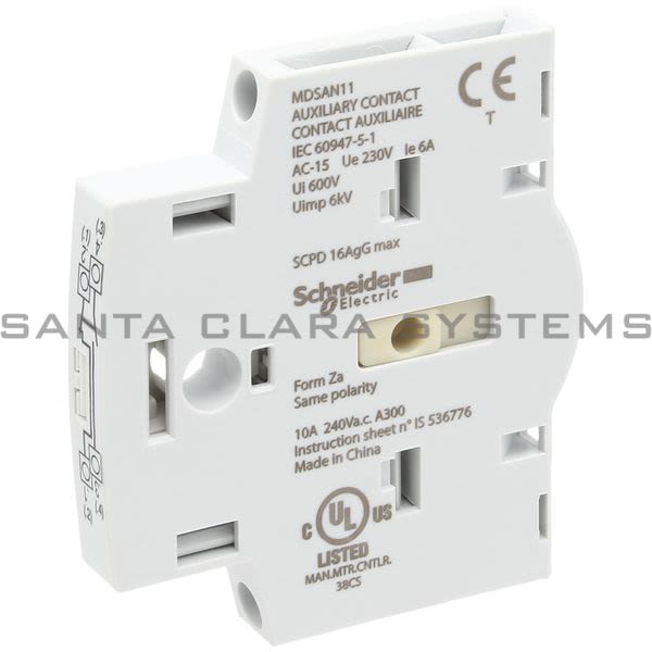 Square D MDSAN11 Auxiliary Contact Product Image