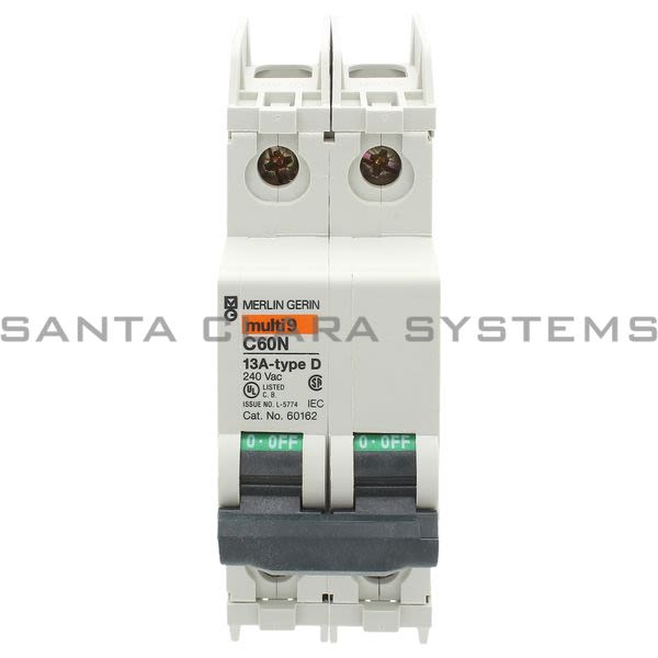Square D MG-60162 2P Miniature Circuit Breaker 13A 120/240VAC Product Image