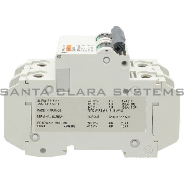 Square D MG-60162 2P Miniature Circuit Breaker 13A 120/240VAC Product Image