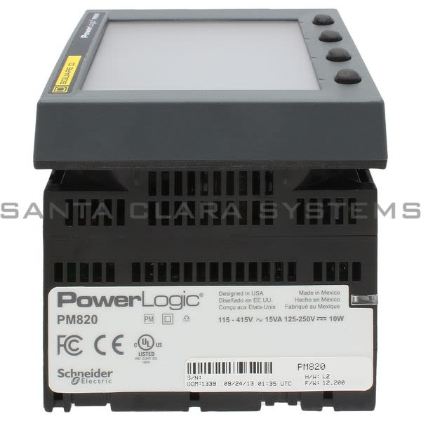 Square D PM820 PowerLogic Power Meter Product Image