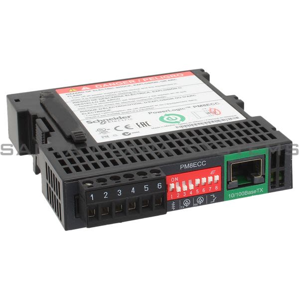 Square D PM8ECC Ethernet Comm Module Product Image