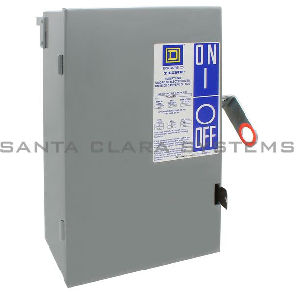 Square D PQ3606G Fusible I-Line Bus Plug Product Image
