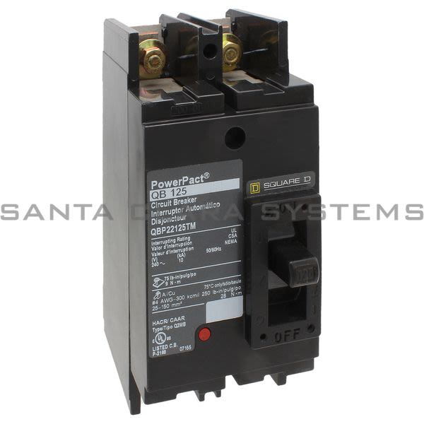 Square D QBP22125TM Circuit Breaker Product Image