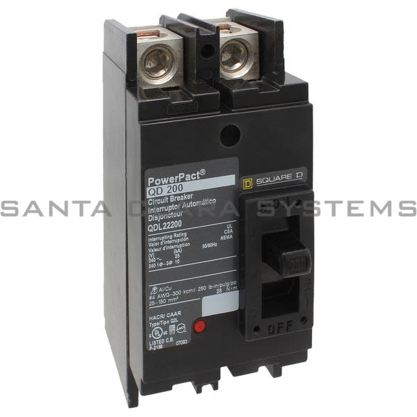Square D QDL22200 Circuit Breaker Product Image