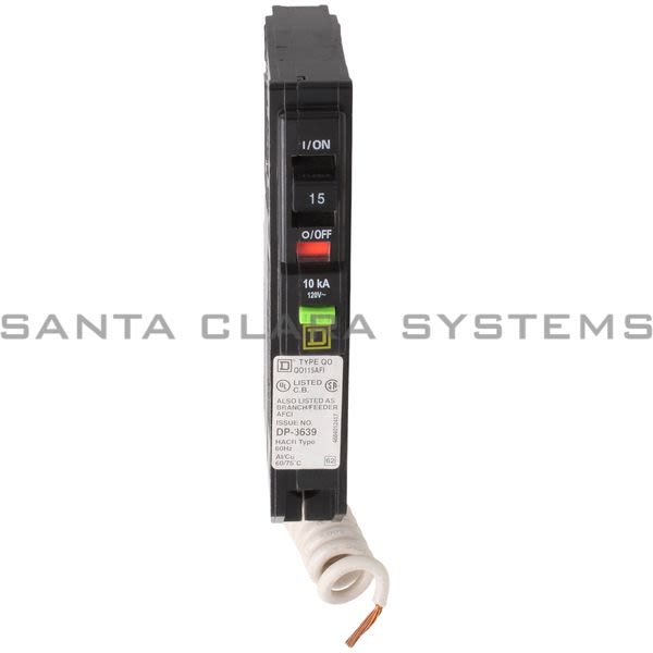 Square D QO115AFI Mini Circuit Breaker Product Image