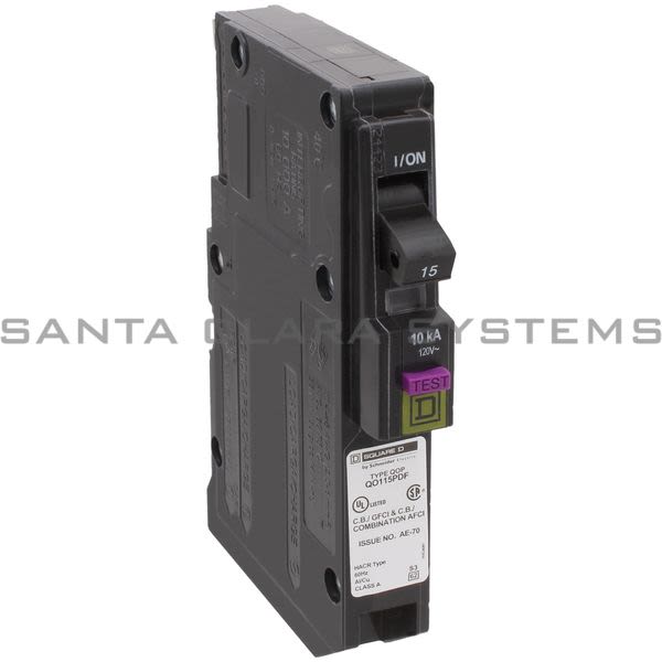 Square D QO115PDFC Circuit Breaker Product Image