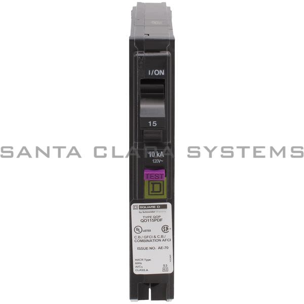 Square D QO115PDFC Circuit Breaker Product Image