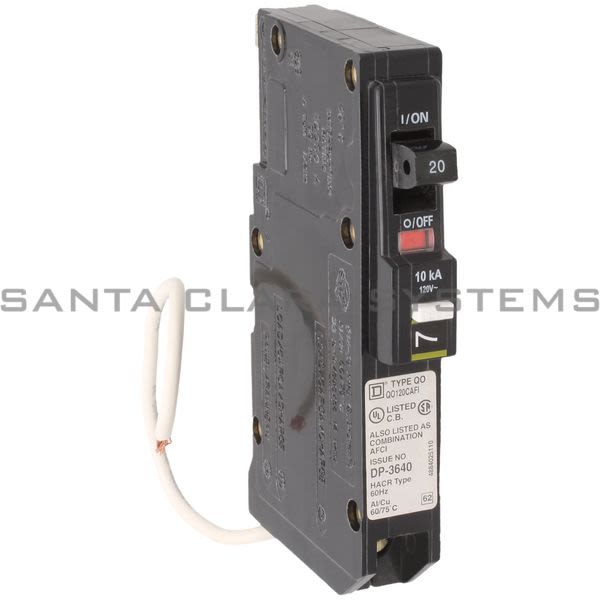 Square D QO120AFI Circuit Breaker Product Image