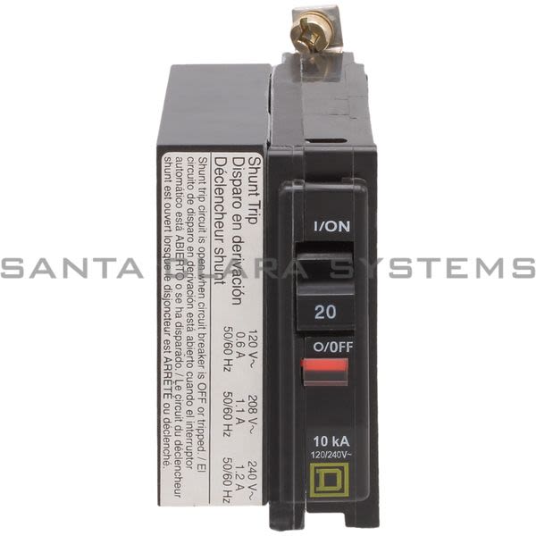 Square D QOB1201021 Circuit Breaker Product Image