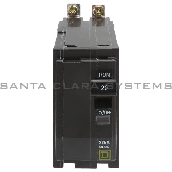 Square D QOB220VH Circuit Breaker Product Image