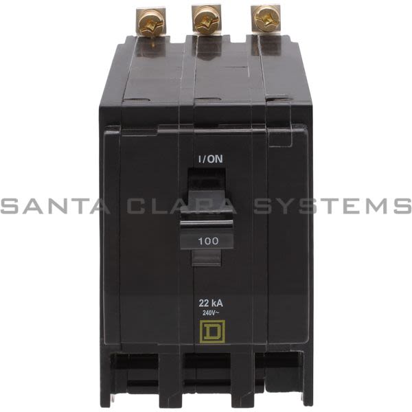 Square D QOB3100VH Circuit Breaker Product Image