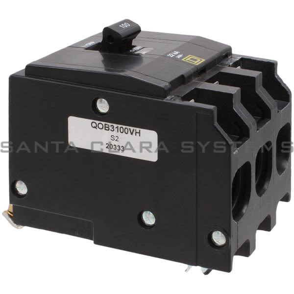 Square D QOB3100VH Circuit Breaker Product Image