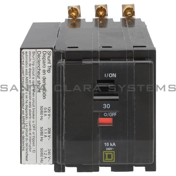 Square D QOB3301021 Bolt-on Circuit Breaker Product Image