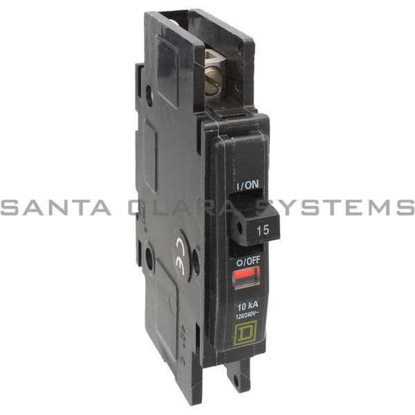 Square D QOU115 Circuit Breaker 15 amp 1 Pole Product Image