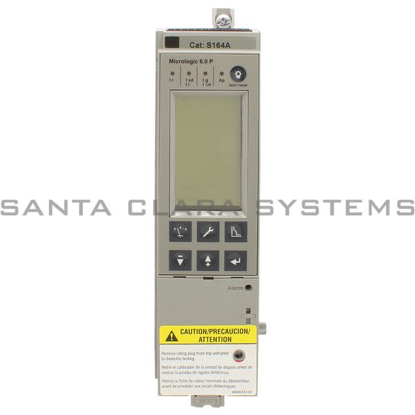 Square D S164A 6.0P LSIG Circuit Breaker Micrologic Trip Unit | 47059 Product Image
