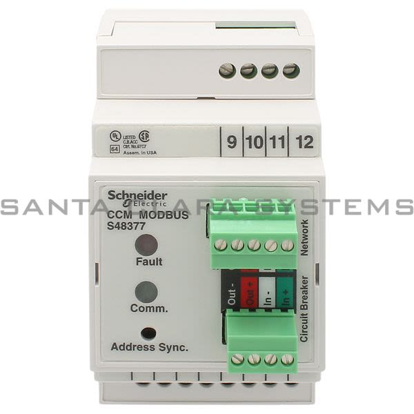 Square D S48377 Modbus Module: Schneider Electric 48845 Product Image