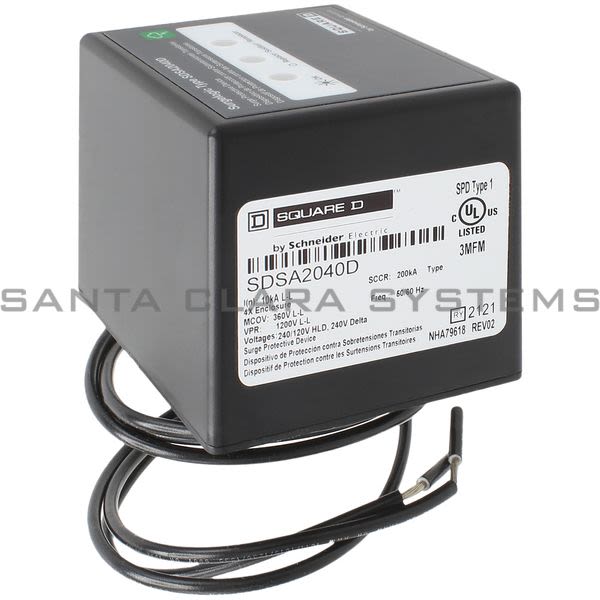Square D SDSA2040D Surge Protector Product Image