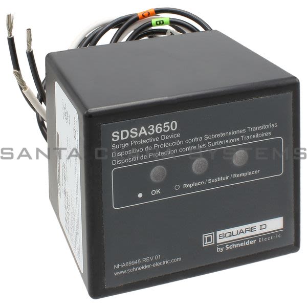 Square D SDSA3650 Load Center Secondary Surge Arrester Product Image
