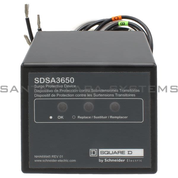 Square D SDSA3650 Load Center Secondary Surge Arrester Product Image
