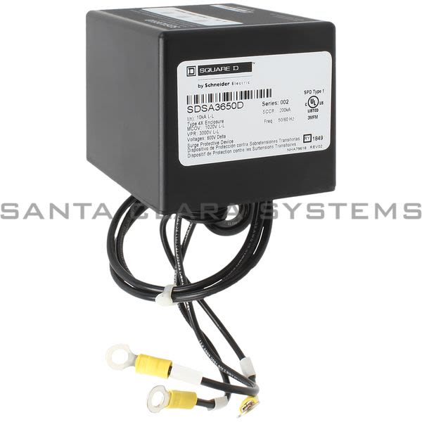 Square D SDSA3650D Surge Protector Product Image