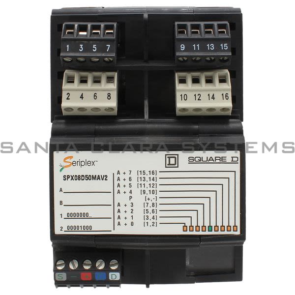 Square D SPX08D50MAV2 I/O Module Product Image