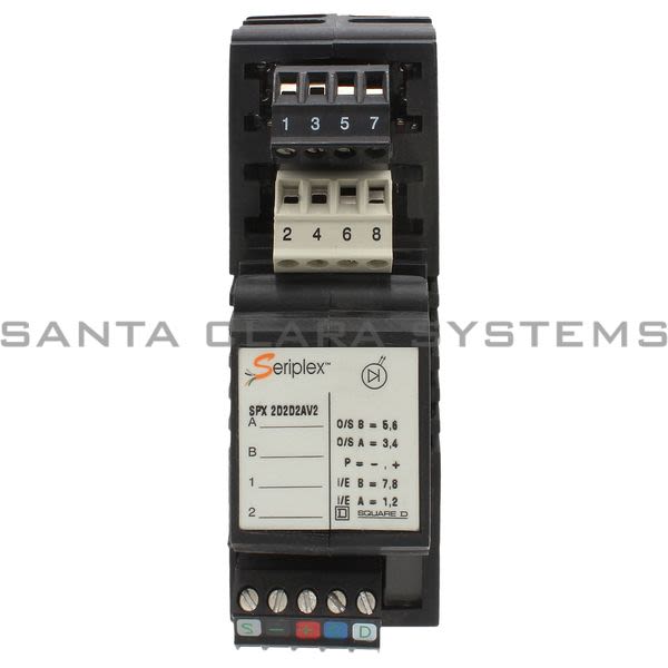 Square D SPX2D2D2AV2 Seriplex I/O 2 DC In 2 DC Out Product Image