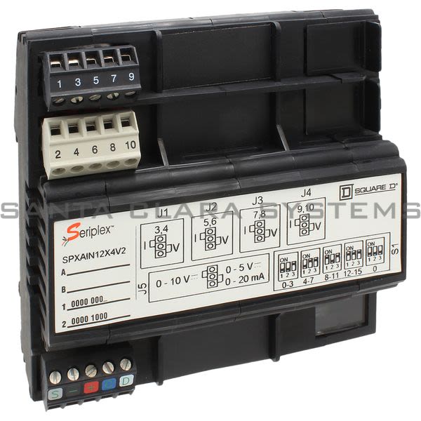 Square D SPXAIN12X4V2 Analog Input Module | Seriplex Product Image