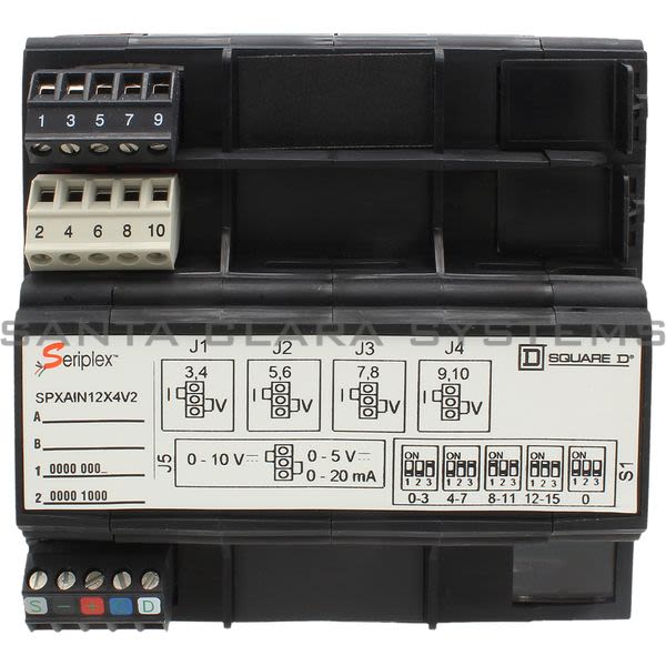 Square D SPXAIN12X4V2 Analog Input Module | Seriplex Product Image