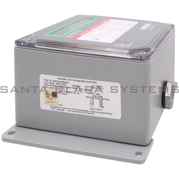 Square D SSP02XDSE20A Surge Protection Device Product Image