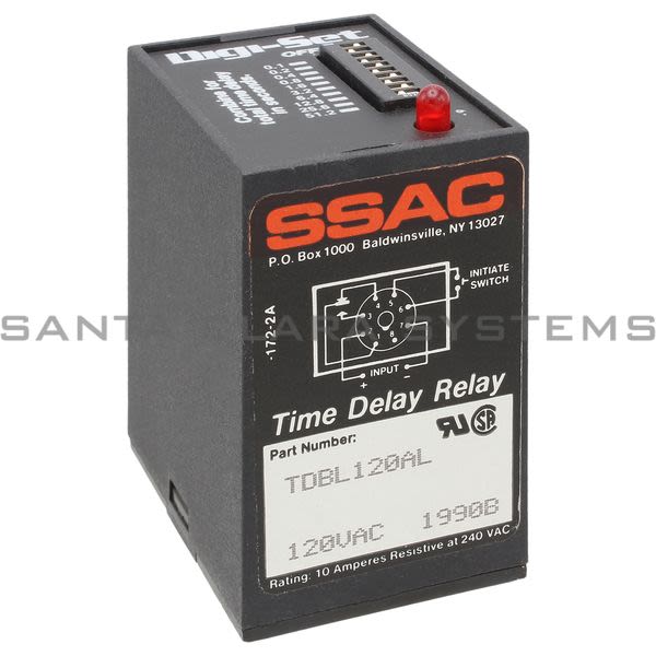 SSAC TDBL120AL Time Delay Relay Product Image