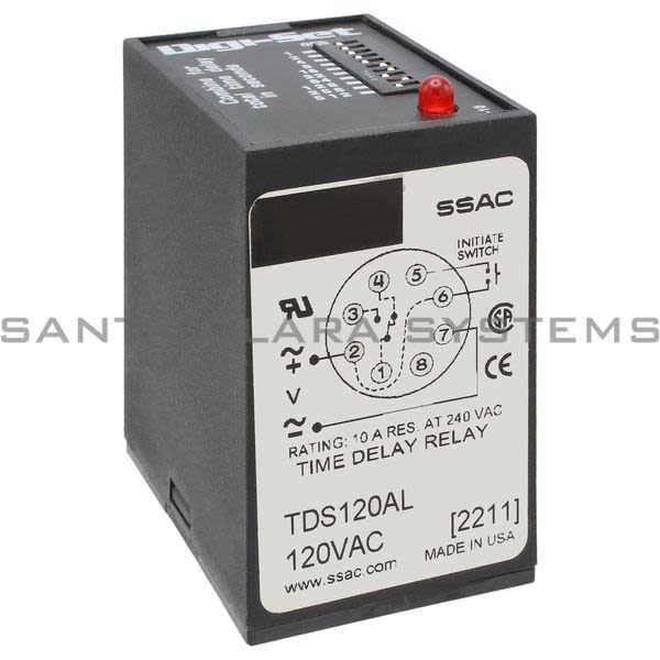 SSAC TDS120AL Time Delay Relay Product Image