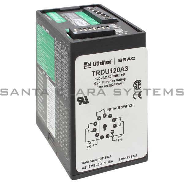 SSAC TRDU120A3 Time Delay Relay Product Image