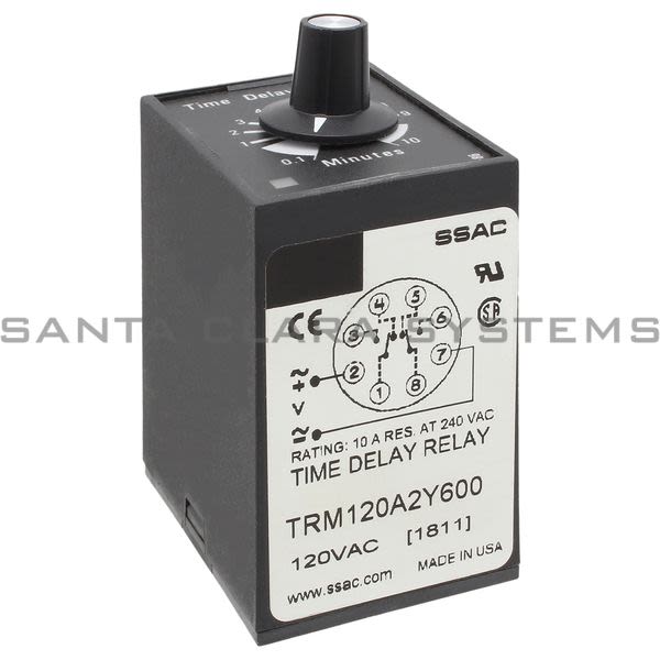 SSAC TRM120A2Y600 Time Delay Relay Product Image