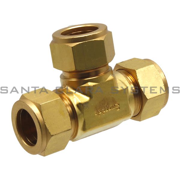 Swagelok B-1210-3  Union Tee Brass Fitting Product Image