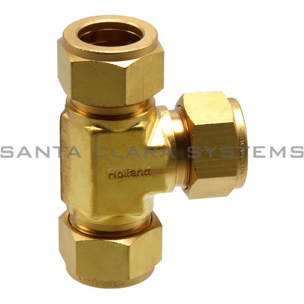 Swagelok B-1210-3  Union Tee Brass Fitting Product Image